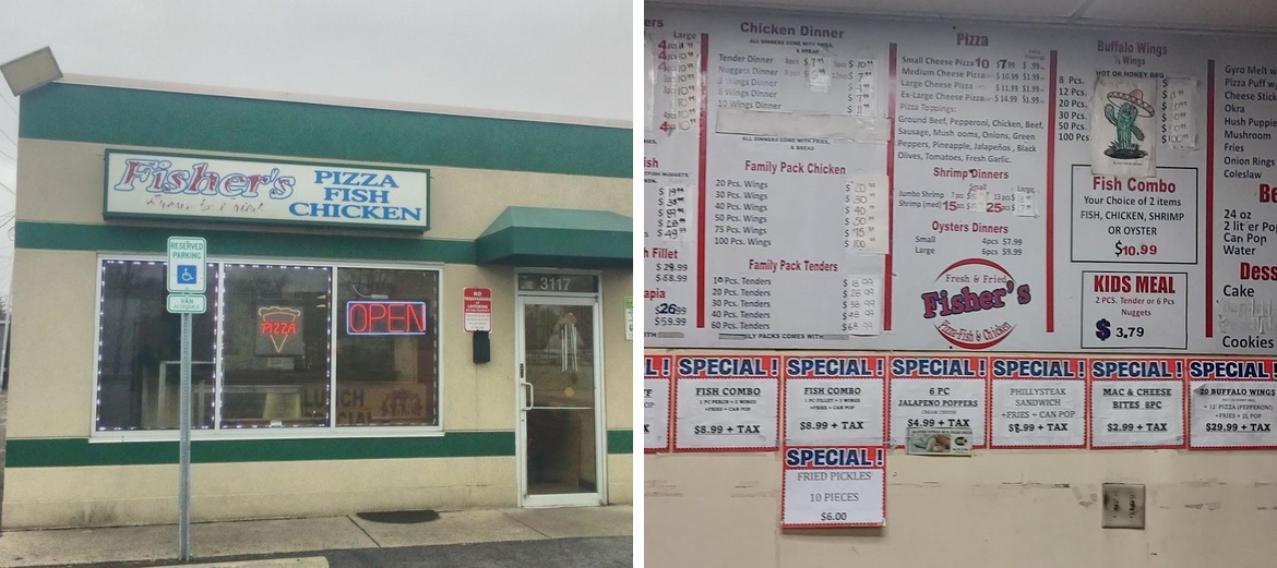 Fisher's Pizza Fish & Chicken
